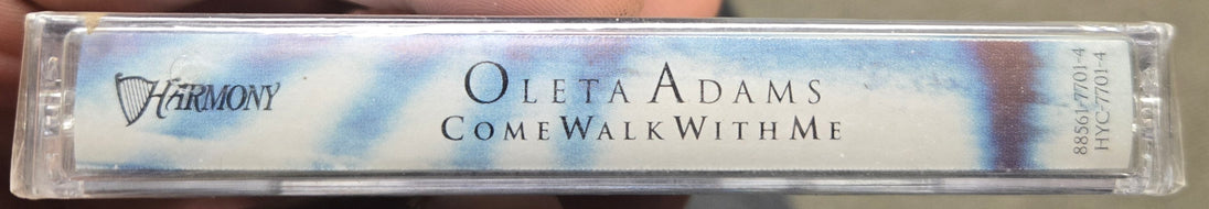 Oleta Adams "Come Walk With Me"-Cassette Tapes-UnDigable Digs