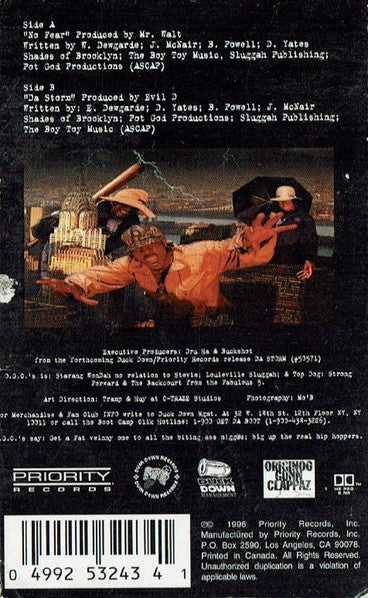 Originoo Gunn Clappaz "No Fear" (Single)-Cassette Tapes-UnDigable Digs