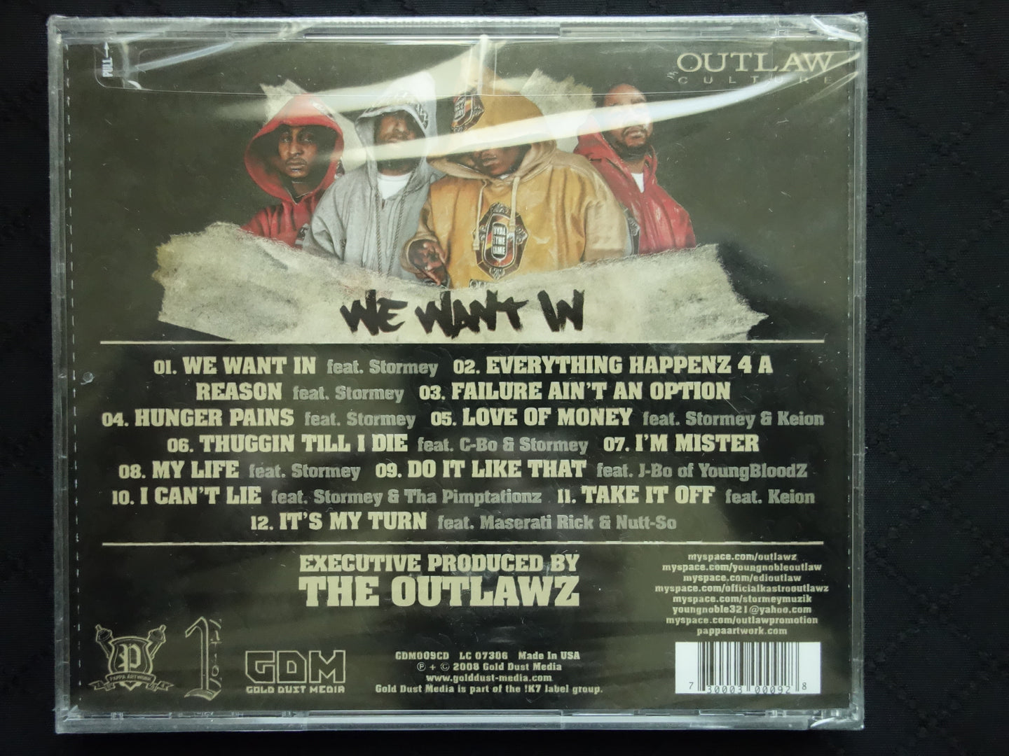 Outlawz "We Want In" (CD)-CDs-UnDigable Digs