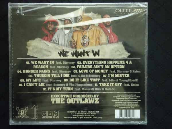 Outlawz "We Want In" (CD)-CDs-UnDigable Digs