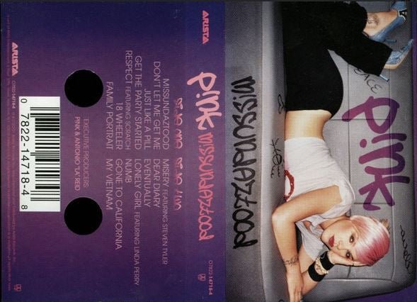 P!NK "M!ssundaztood"-Cassette Tapes-UnDigable Digs