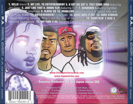 P.A. "My Life, Your Entertainment" (CD)-CDs-UnDigable Digs