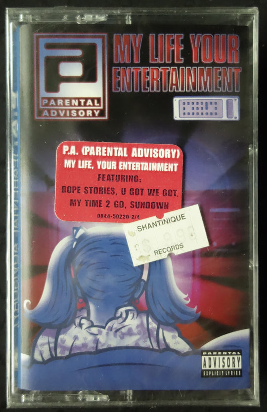 P.A. "My Life, Your Entertainment"-Cassette Tapes-UnDigable Digs