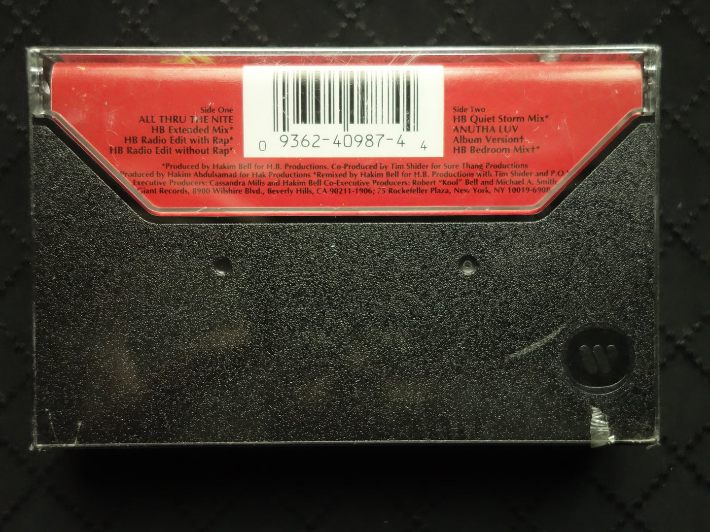 P.O.V. Duet With Jade "All Thru The Nite" (Maxi-Single)-Cassette Tapes-UnDigable Digs