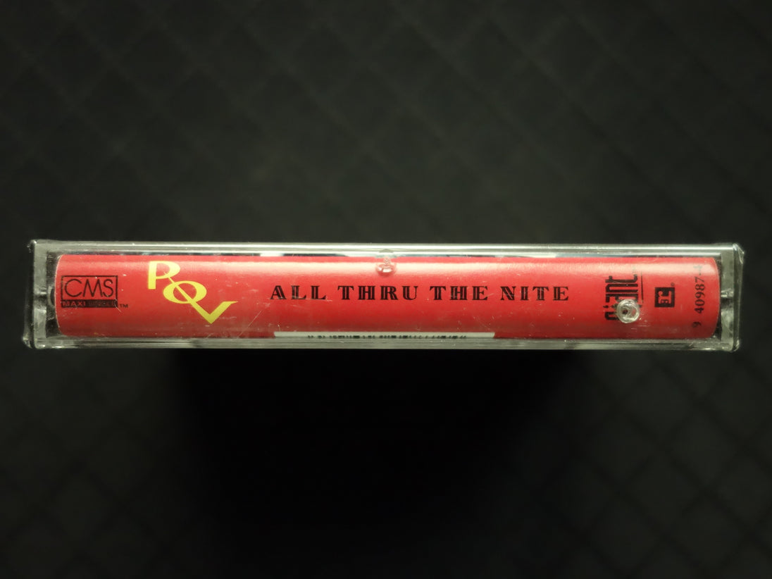 P.O.V. Duet With Jade "All Thru The Nite" (Maxi-Single)-Cassette Tapes-UnDigable Digs