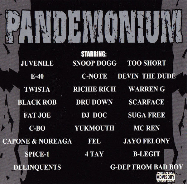 Pandemonium (CD)-CDs-UnDigable Digs