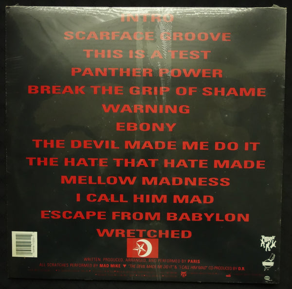 Paris "The Devil Made Me Do It" (LP)-Vinyl Records-UnDigable Digs