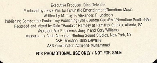 Pastor Troy "You Can't Pimp Me" (12" Single)-Vinyl Records-UnDigable Digs