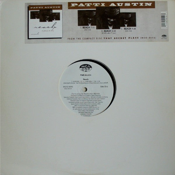 Patti Austin "Reach" (12" Single)-Vinyl Records-UnDigable Digs