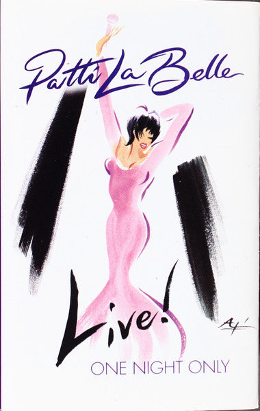 Patti LaBelle "Live! One Night Only" (Single)-Cassette Tapes-UnDigable Digs
