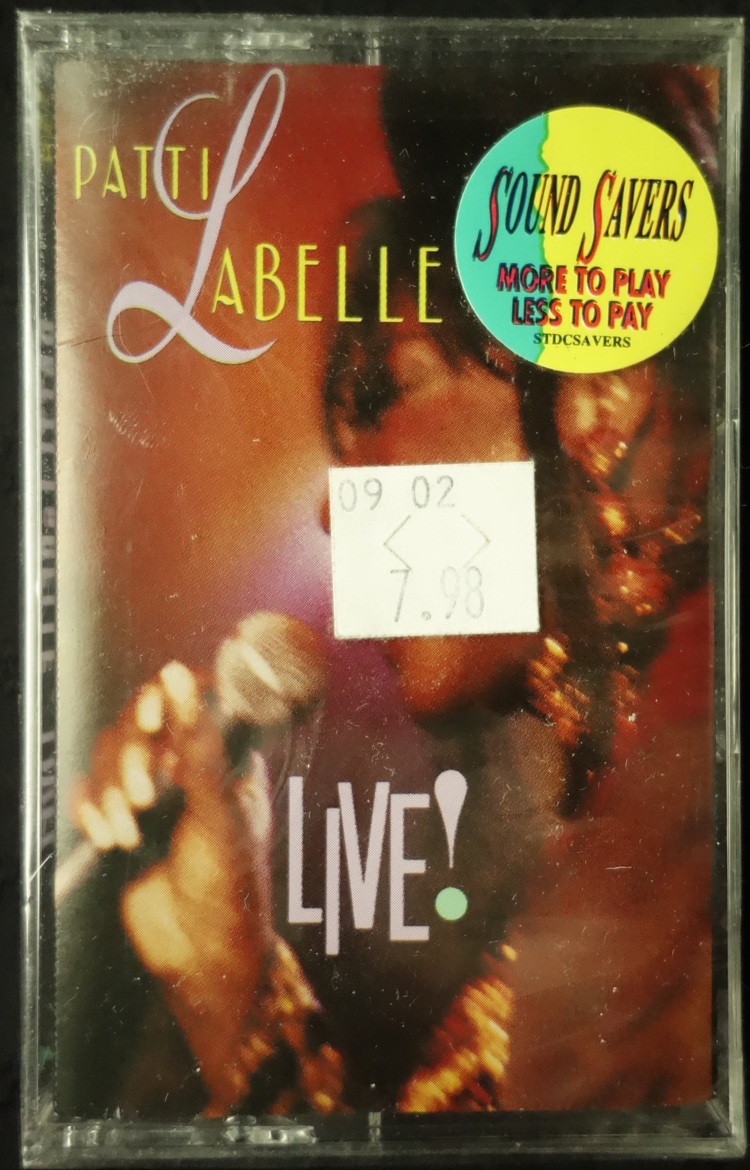Patti LaBelle "Live!"-Cassette Tapes-UnDigable Digs