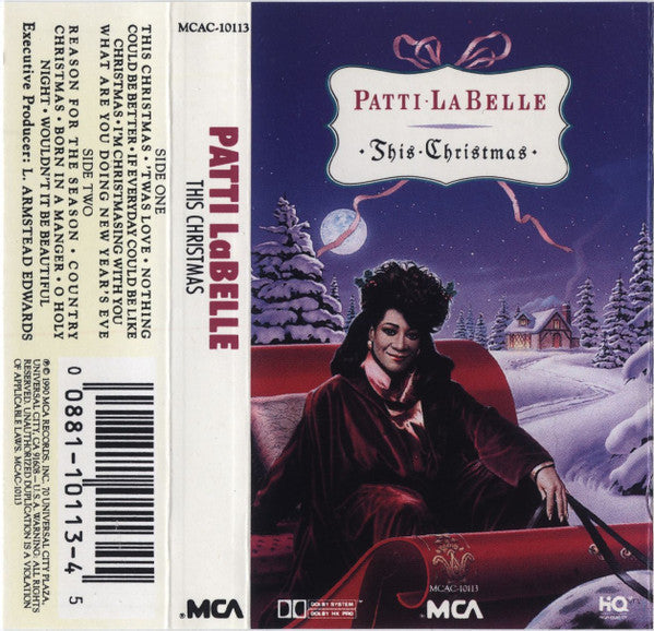 Patti LaBelle "This Christmas"-Cassette Tapes-UnDigable Digs
