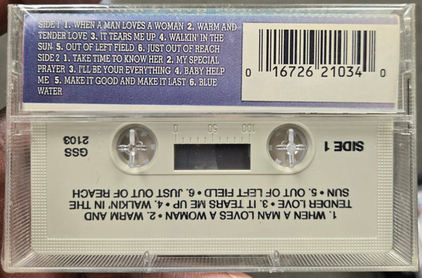 Percy Sledge "When A Man Loves A Woman"-Cassette Tapes-UnDigable Digs
