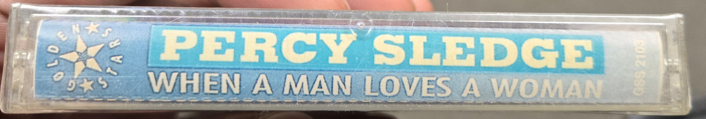 Percy Sledge "When A Man Loves A Woman"-Cassette Tapes-UnDigable Digs