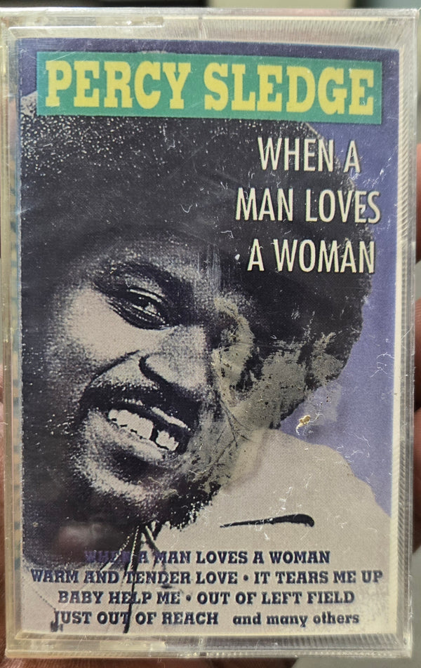 Percy Sledge "When A Man Loves A Woman"-Cassette Tapes-UnDigable Digs