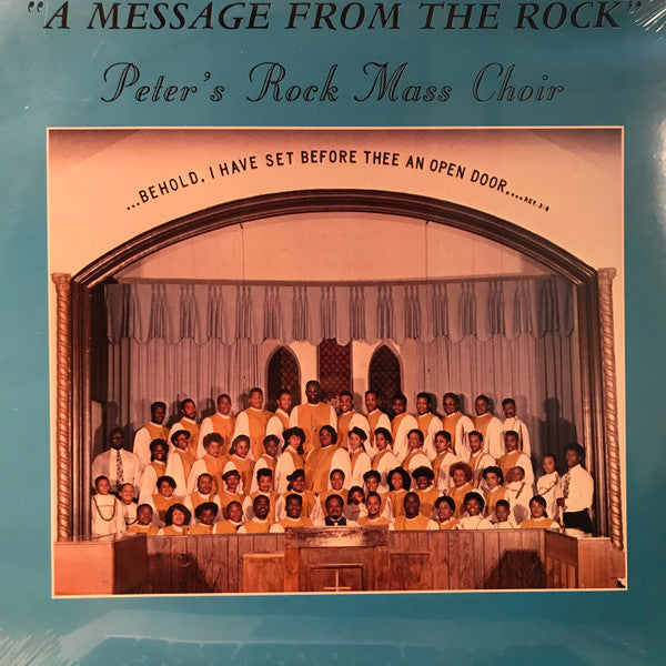 Peter's Rock Mass Choir "A Message From The Rock"-Cassette Tapes-UnDigable Digs