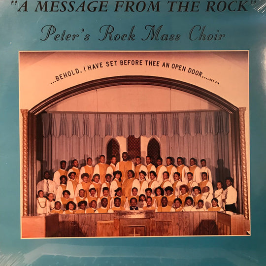 Peter's Rock Mass Choir "A Message From The Rock"-Cassette Tapes-UnDigable Digs