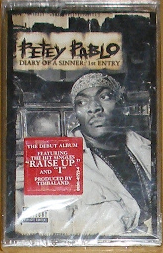 Petey Pablo "Diary Of A Sinner : 1st Entry"-Cassette Tapes-UnDigable Digs