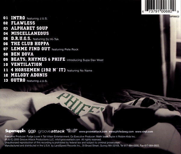 Phife Dawg "Ventilation: Da LP" (CD)-CDs-UnDigable Digs
