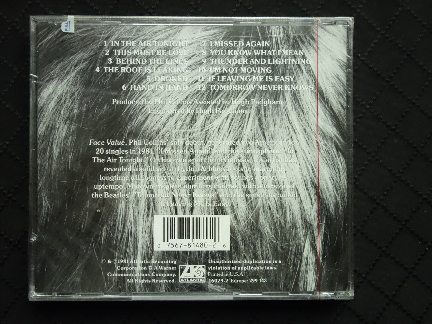 Phil Collins "Face Value" (CD)-CDs-UnDigable Digs