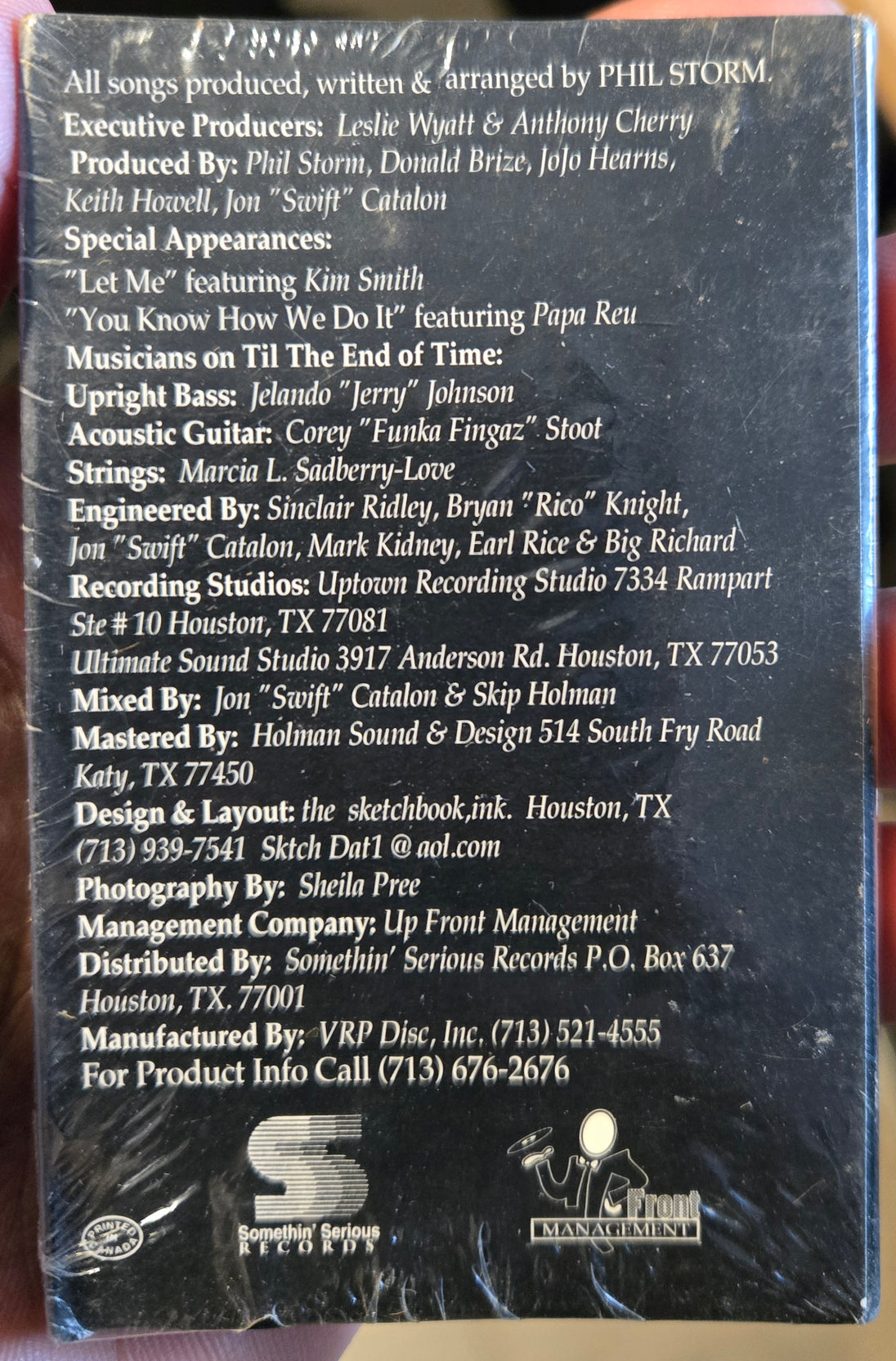 Phil Storm "Til The End Of Time (Snippet Tape)" (Promo)-Cassette Tapes-UnDigable Digs