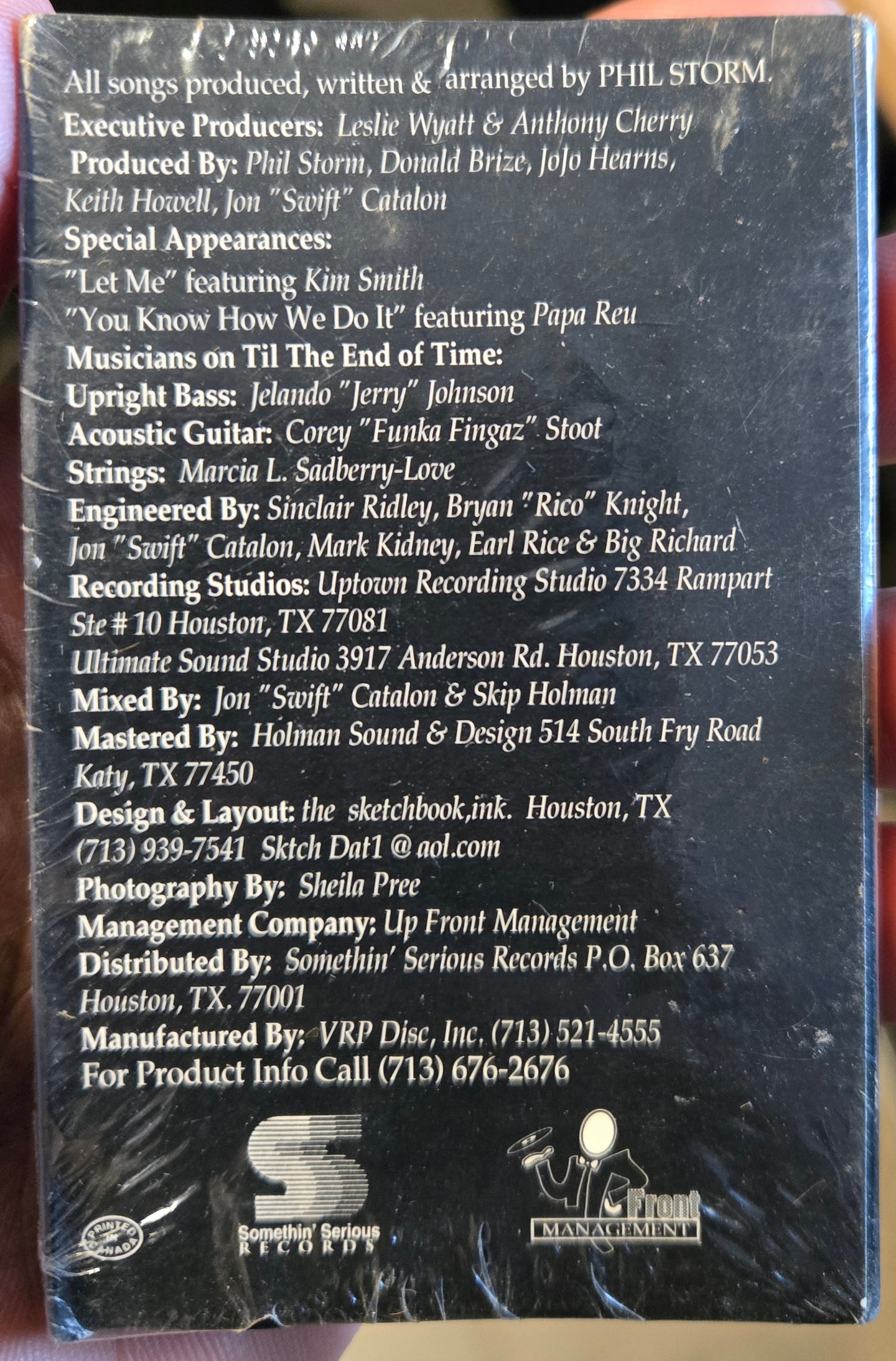 Phil Storm "Til The End Of Time (Snippet Tape)" (Promo)-Cassette Tapes-UnDigable Digs