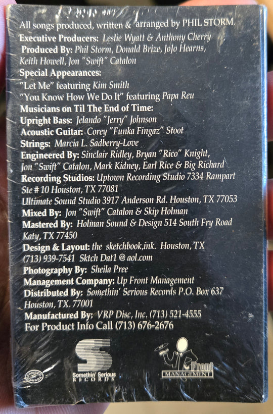 Phil Storm "Til The End Of Time (Snippet Tape)" (Promo)-Cassette Tapes-UnDigable Digs