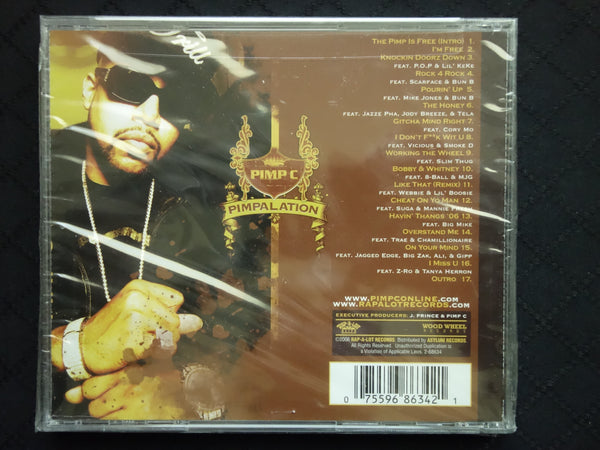 Pimp C "Pimpalation (The Pimp Is Free!)" (CD)-CDs-UnDigable Digs
