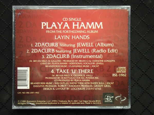 Playa Hamm "2DaCurb" (CD Single)-CDs-UnDigable Digs