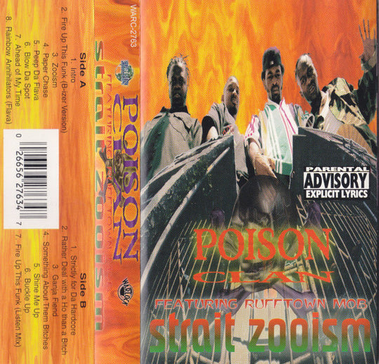 Poison Clan "Strait Zooism"-Cassette Tapes-UnDigable Digs