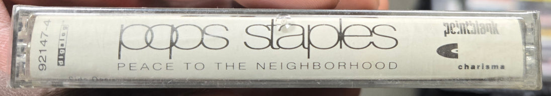 Pops Staples "Peace To The Neighborhood"-Cassette Tapes-UnDigable Digs