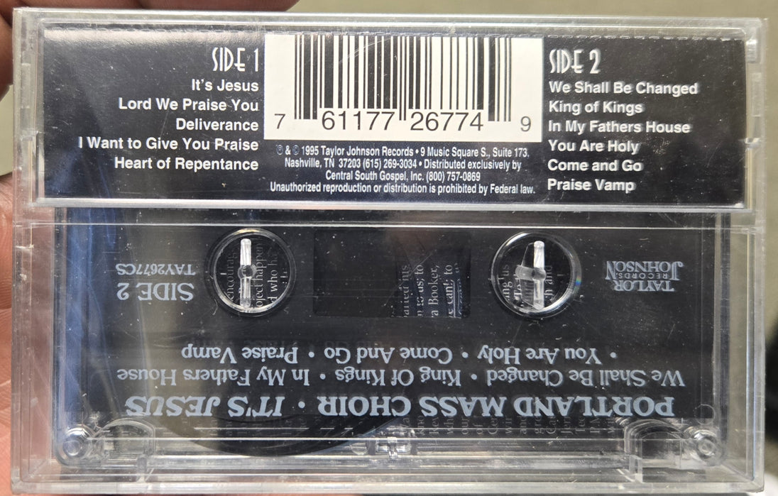 Portland Mass Choir "It's Jesus"-Cassette Tapes-UnDigable Digs