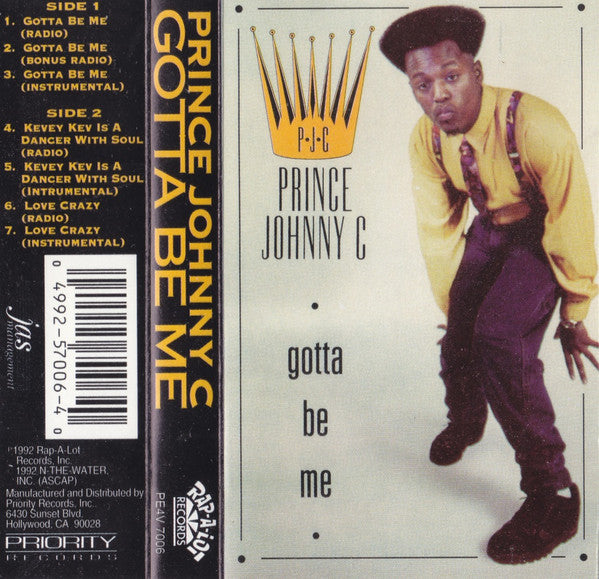 Prince Johnny C "Gotta Be Me" (Maxi-Single)-Cassette Tapes-UnDigable Digs