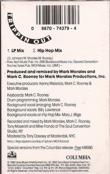 Prince Markie Dee And The Soul Convention "Trippin Out" (Single)-Cassette Tapes-UnDigable Digs