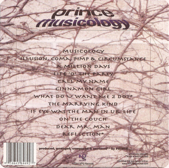 Prince ‎"Musicology" (CD)-CDs-UnDigable Digs