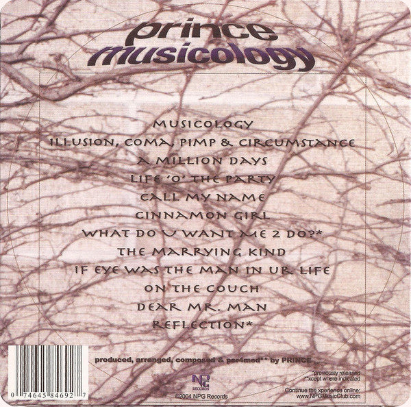 Prince ‎"Musicology" (CD)-CDs-UnDigable Digs