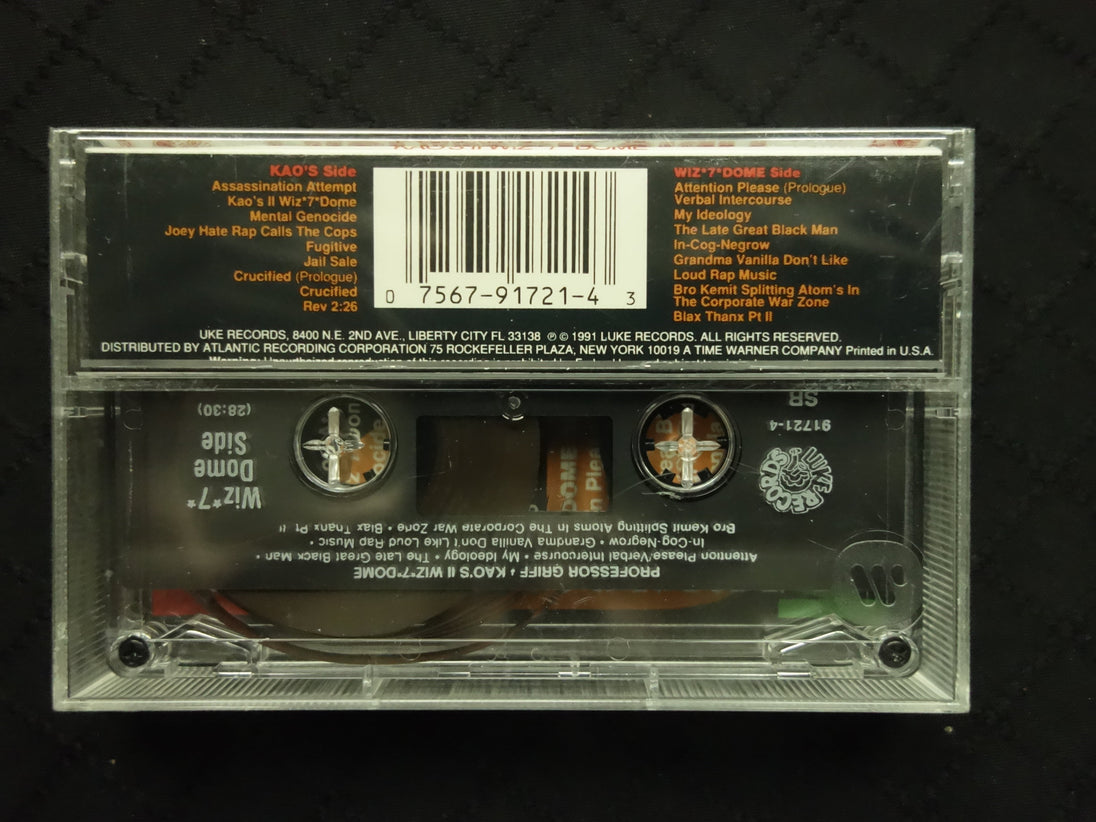 Professor Griff "Kao's II Wiz *7* Dome"-Cassette Tapes-UnDigable Digs