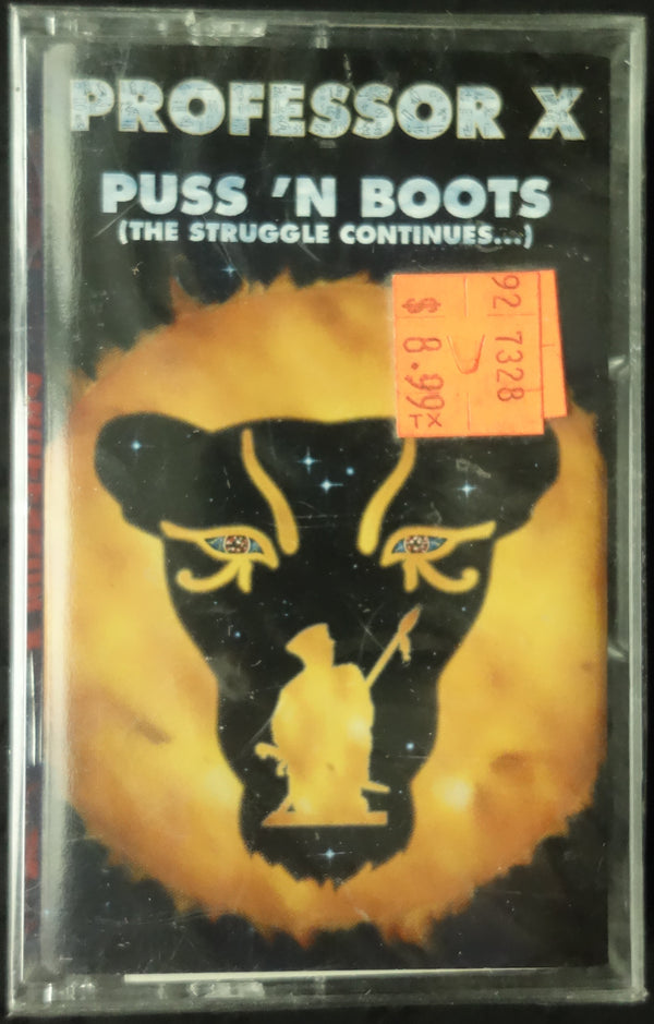 Professor X "Puss 'N Boots (The Struggle Continues...)"-Cassette Tapes-UnDigable Digs