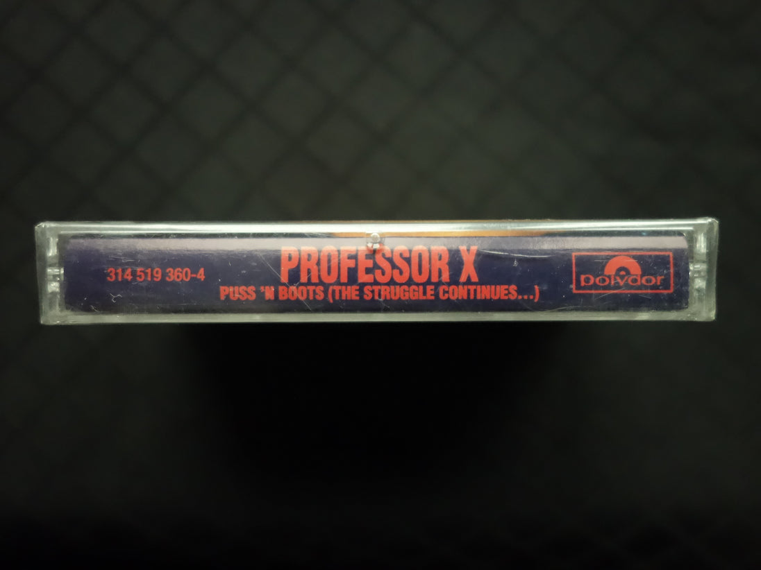 Professor X "Puss 'N Boots (The Struggle Continues...)"-Cassette Tapes-UnDigable Digs