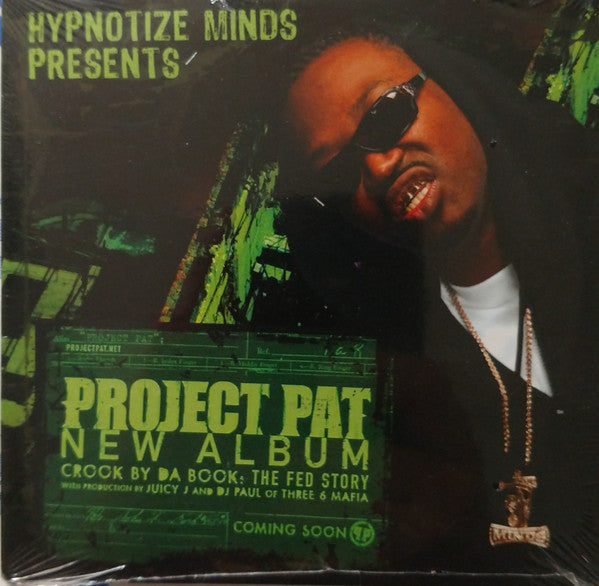 Project Pat "Crook By Da Book: The Fed Story" (Promo Album Sampler)(CD)-CDs-UnDigable Digs