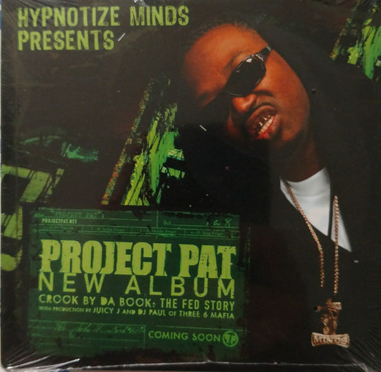 Project Pat "Crook By Da Book: The Fed Story" (Promo Album Sampler)(CD)-CDs-UnDigable Digs
