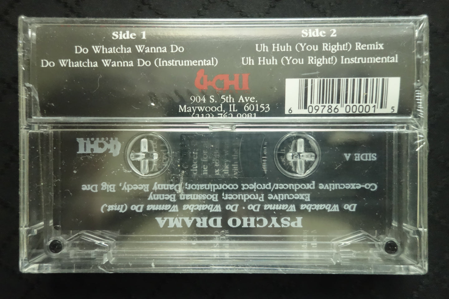 Psycho Drama "Do Whatcha Wanna Do" (Single)-Cassette Tapes-UnDigable Digs