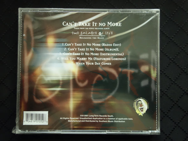 Psycster "Can't Take It No More / Will You Mary Me" (CD Maxi-Single)-CDs-UnDigable Digs
