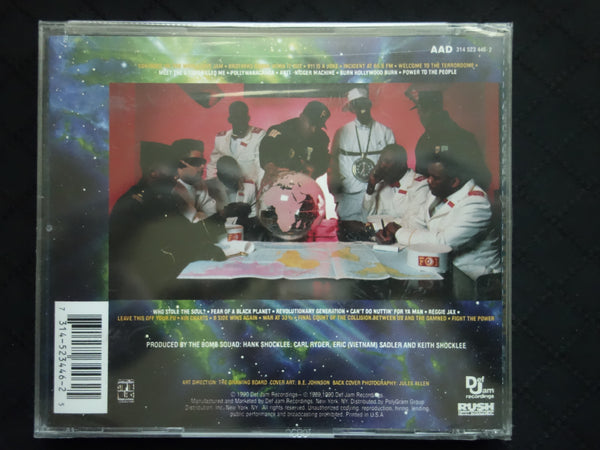 Public Enemy "Fear Of A Black Planet" (CD)-CDs-UnDigable Digs
