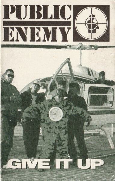 Public Enemy "Give It Up" (Single)-Cassette Tapes-UnDigable Digs