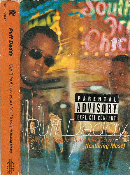 Puff Daddy Featuring Mase "Can't Nobody Hold Me Down" (Single)-Cassette Tapes-UnDigable Digs