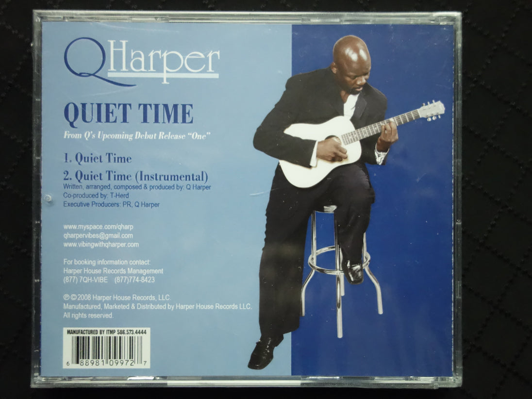 Q Harper "Quiet Time" (CD Single)-CDs-UnDigable Digs