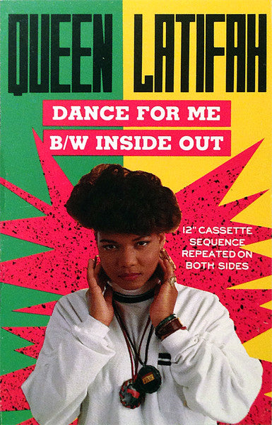 Queen Latifah "Dance For Me / Inside Out" (Single)-Cassette Tapes-UnDigable Digs