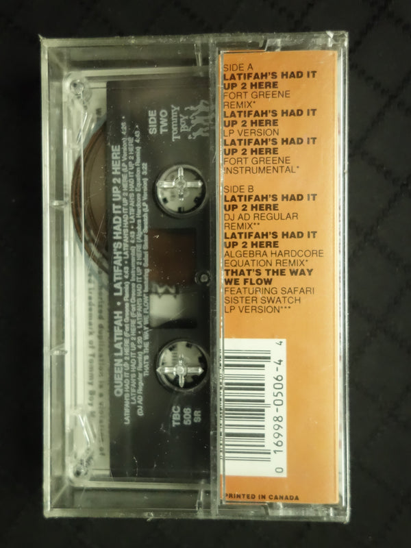 Queen Latifah "Latifah's Had It Up 2 Here" (Maxi-Single)-Cassette Tapes-UnDigable Digs