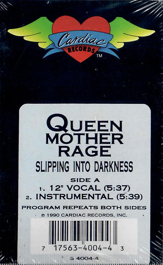 Queen Mother Rage ‎"Slipping Into Darkness" (Maxi-Single)-Cassette Tapes-UnDigable Digs